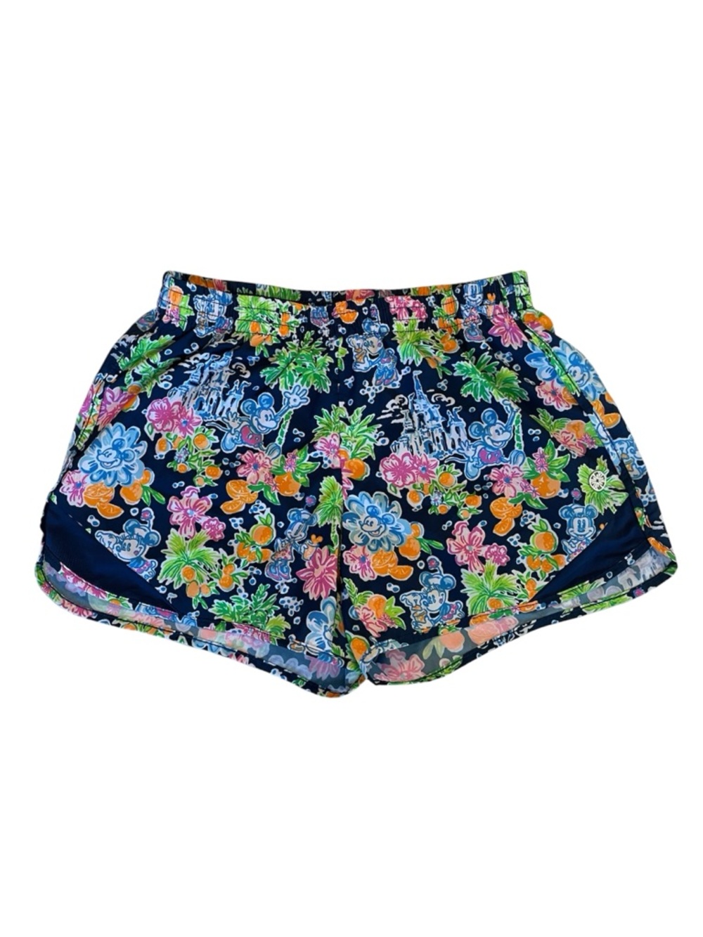 Lilly Pulitzer x Disney Ocean Trail Shorts in Aegean Navy Lilly Loves Disney XXS